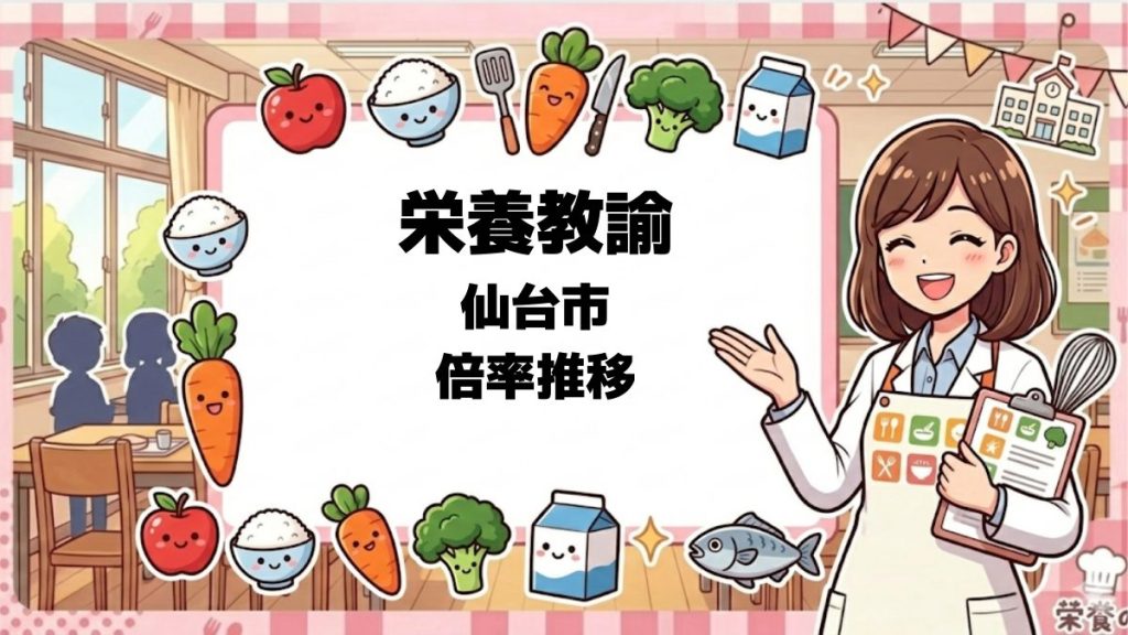 仙台市 倍率推移