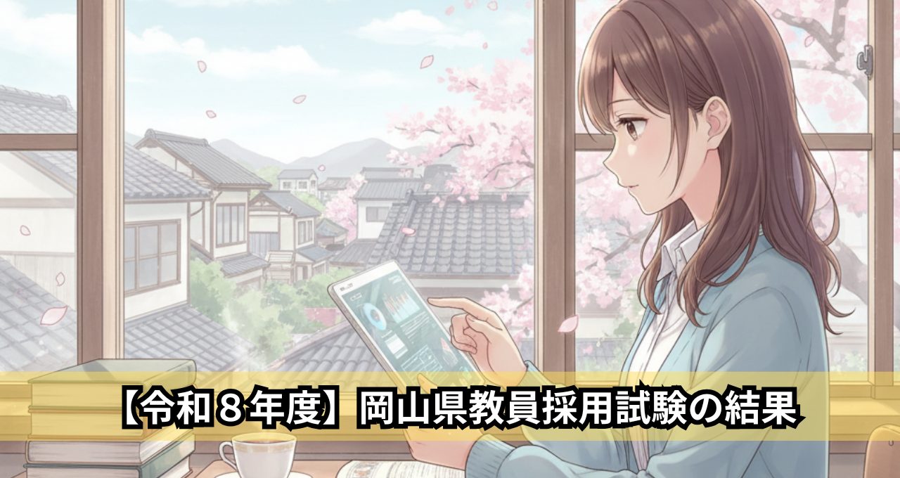 【令和８年度】岡山県教員採用試験の結果