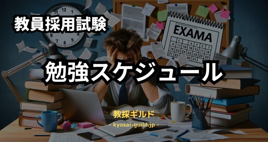 教員採用試験の勉強スケジュール