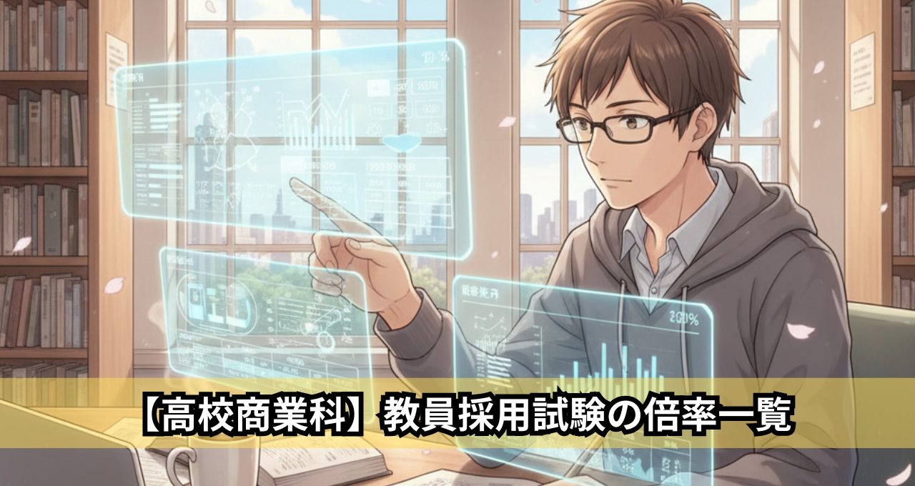 【高校商業科】教員採用試験の倍率一覧 (1)