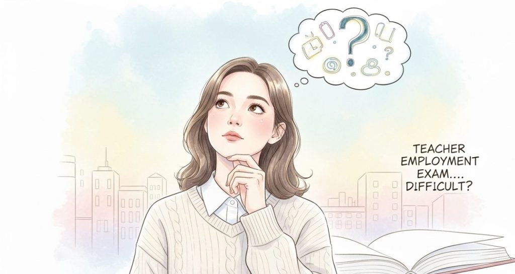 教員採用試験の難易度