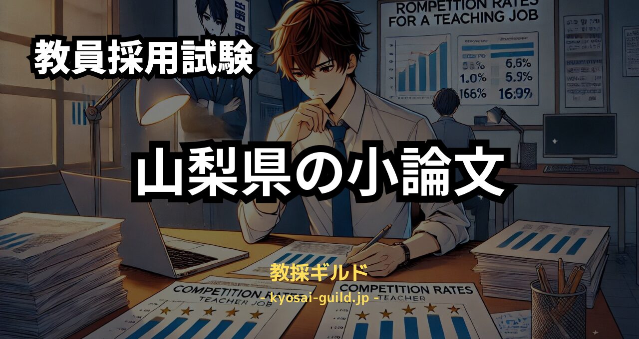 山梨県教員採用試験】小論文の内容と過去の出題テーマ | 教採ギルド