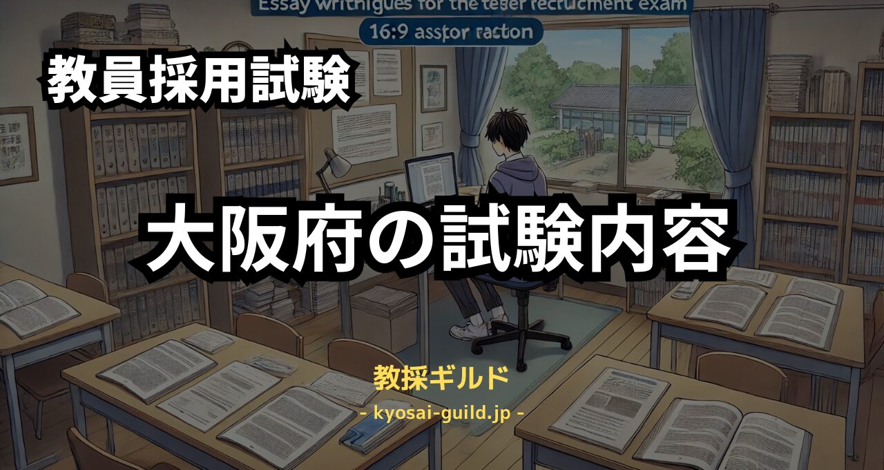 大阪府教員採用試験の試験内容