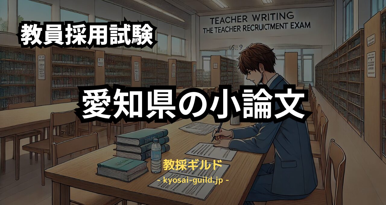 愛知県教員採用試験】小論文の内容と過去の出題テーマ・解答例 | 教採ギルド