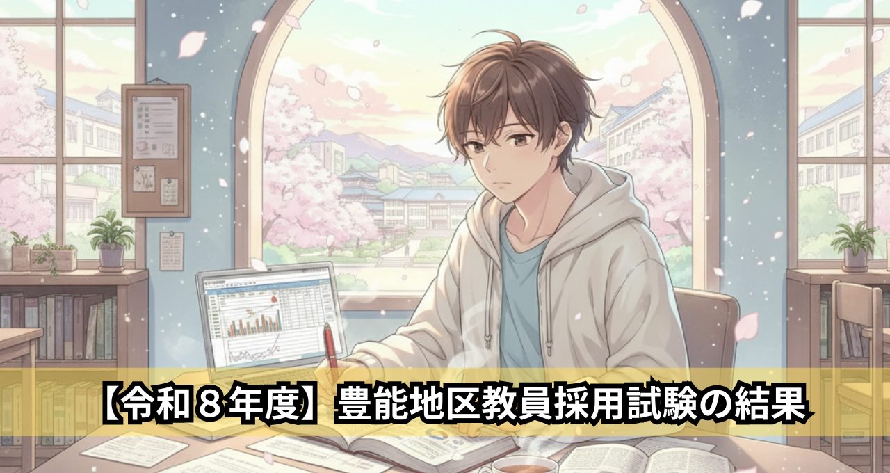 【令和8年度】豊能地区教員採用試験の結果