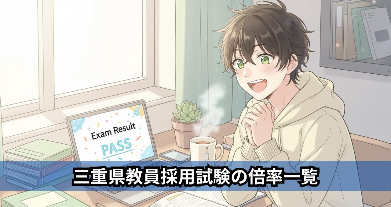 三重県教員採用試験の倍率一覧