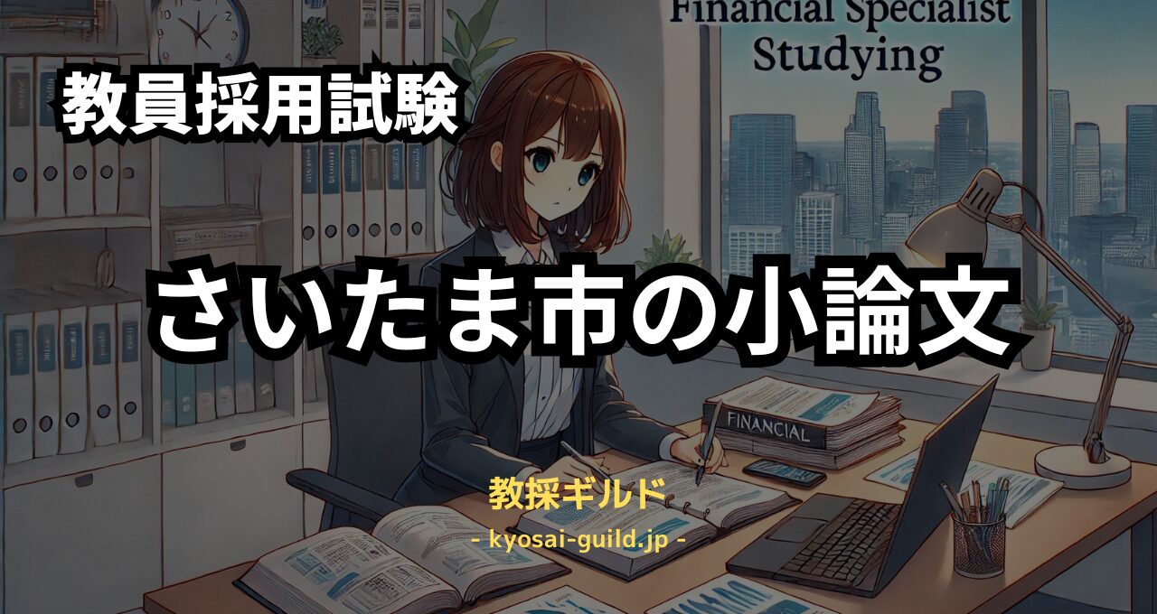 さいたま市教員採用試験の小論文