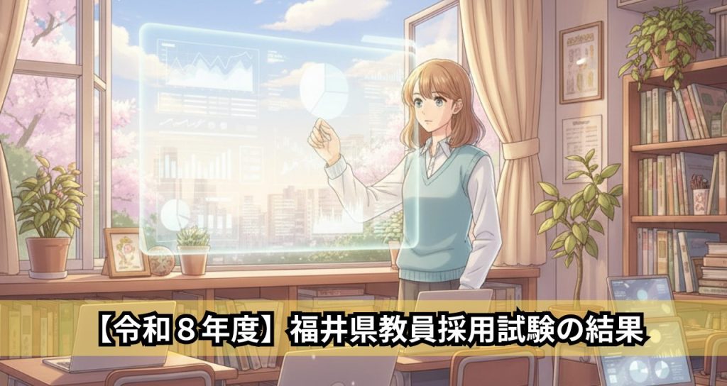 【令和８年度】福井県教員採用試験の結果