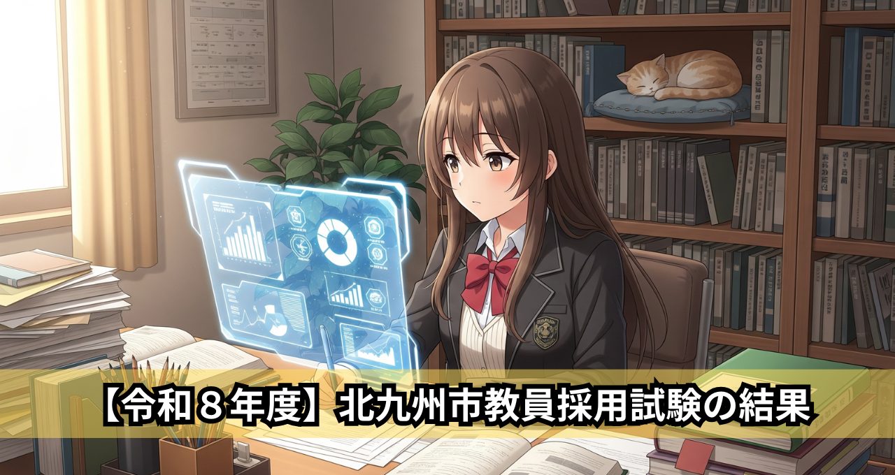 【令和8年度】北九州市教員採用試験の結果