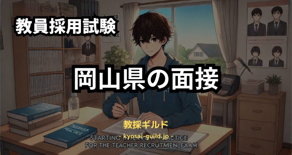 岡山県教員採用試験の面接対策