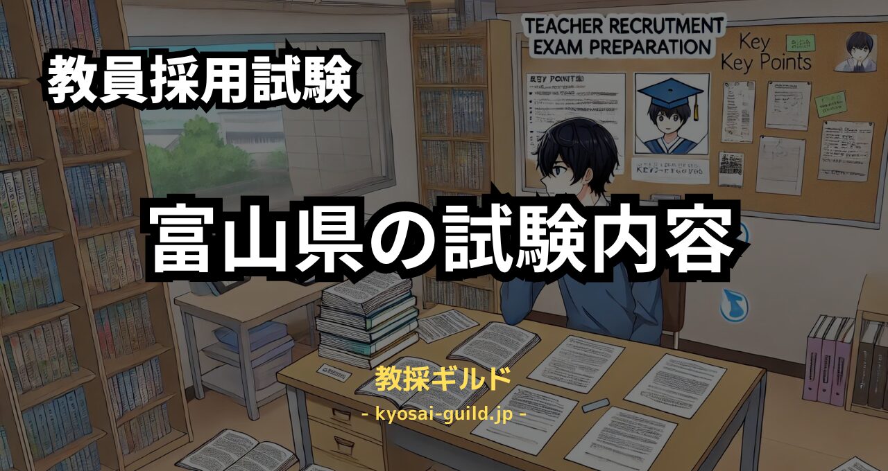 富山県教員採用試験の内容