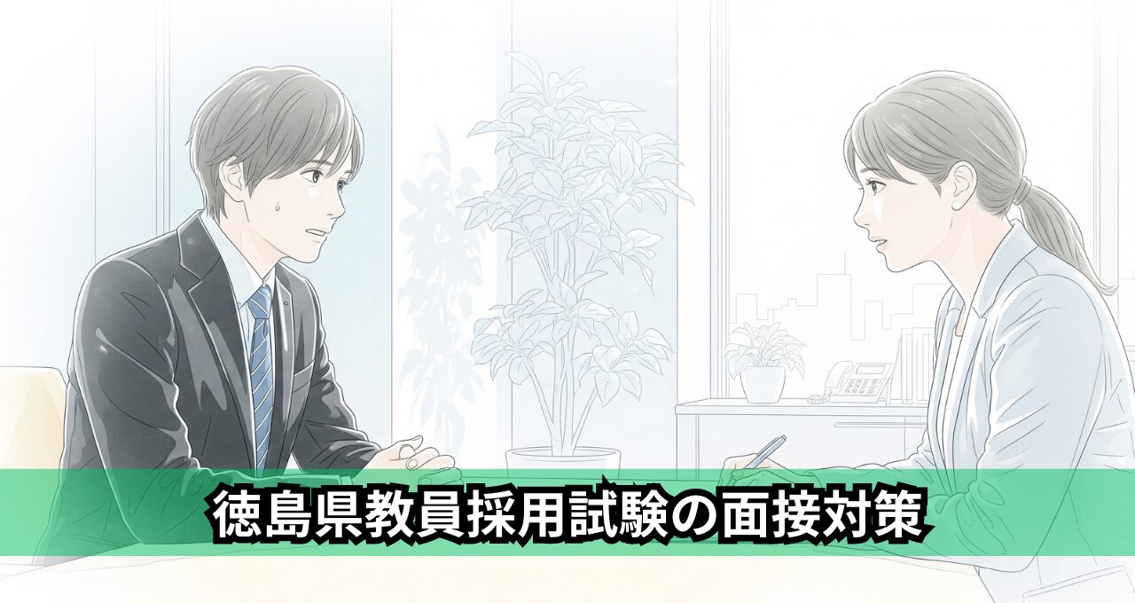 徳島県教員採用試験の面接対策