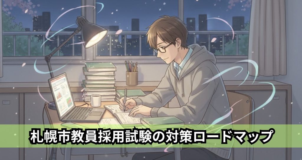 札幌市教員採用試験の対策ロードマップ