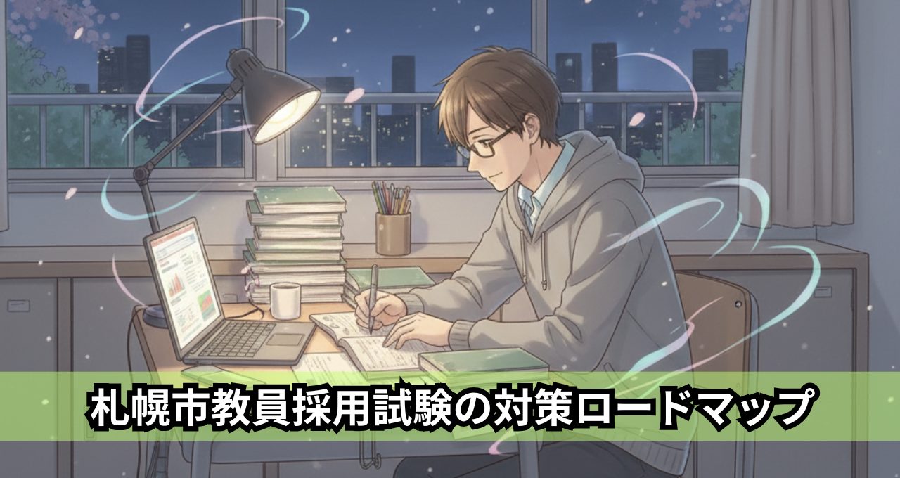 札幌市教員採用試験の対策ロードマップ