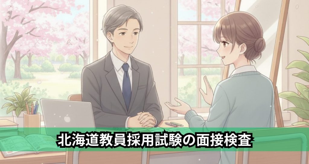 北海道教員採用試験の面接検査