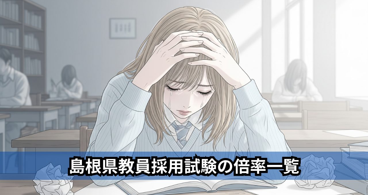 島根県教員採用試験の倍率一覧