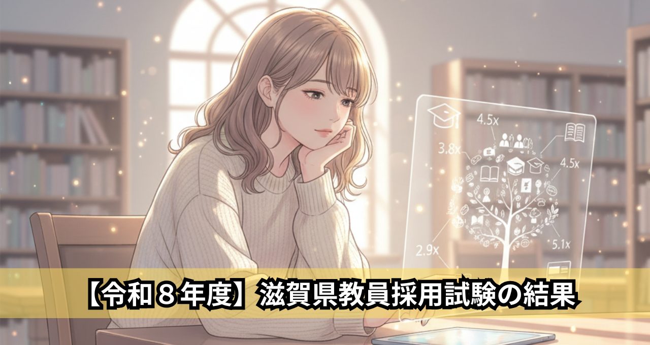 【令和８年度】滋賀県教員採用試験の結果