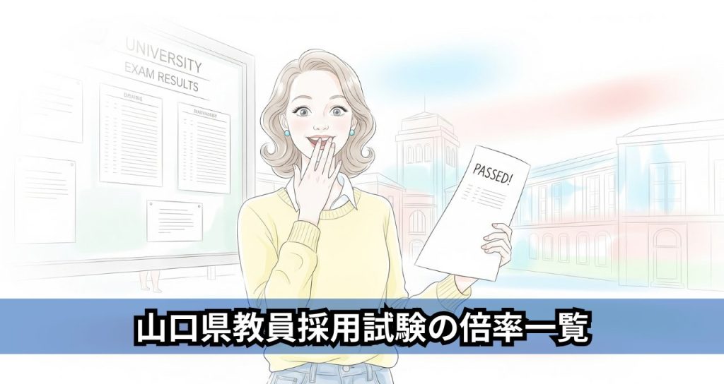 山口県教員採用試験の倍率一覧