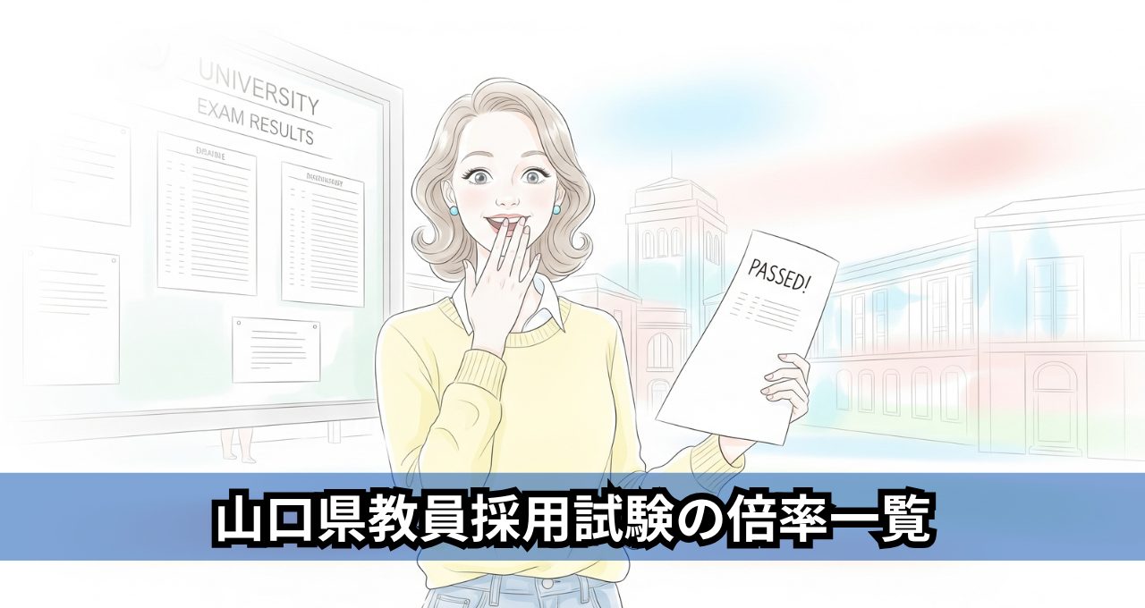 山口県教員採用試験の倍率一覧