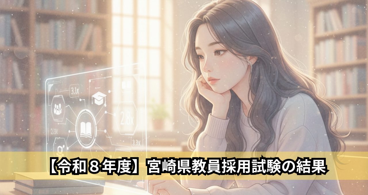 【令和８年度】宮崎県教員採用試験の結果