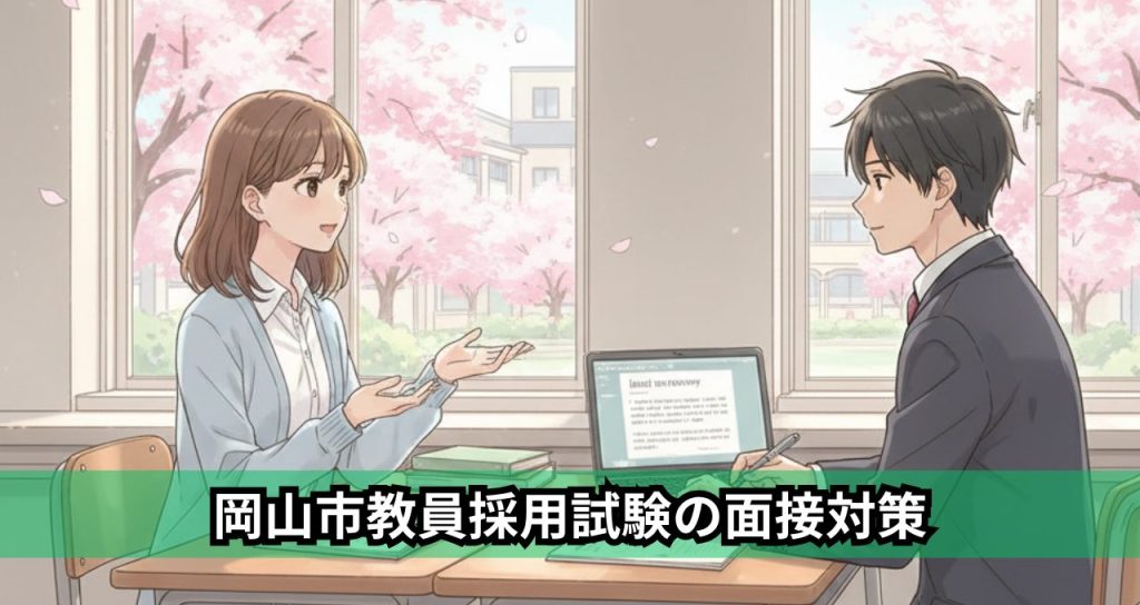 岡山市教員採用試験の面接対策