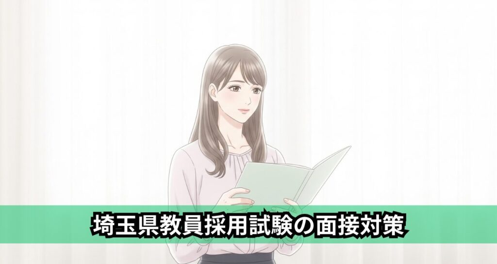 埼玉県教員採用試験の面接対策