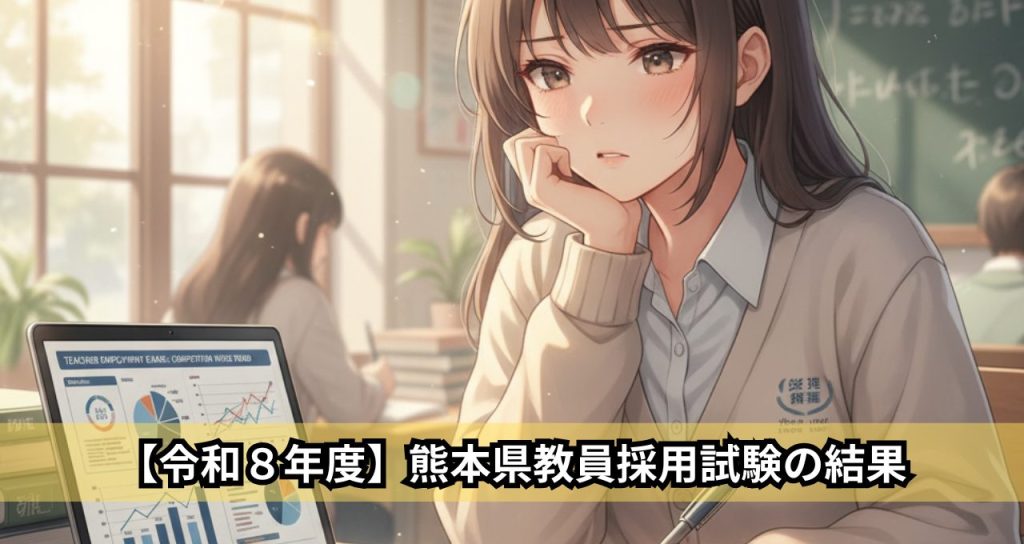 【令和８年度】熊本県教員採用試験の結果