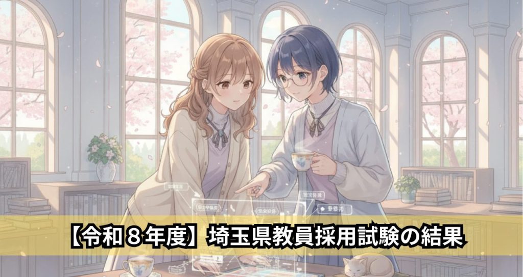 【令和８年度】埼玉県教員採用試験の結果