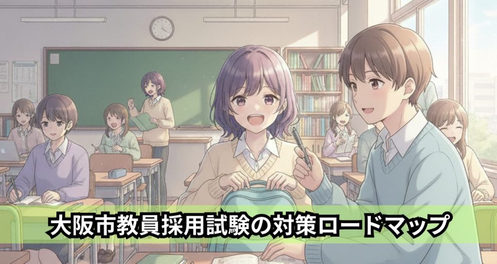 大阪市教員採用試験の対策ロードマップ