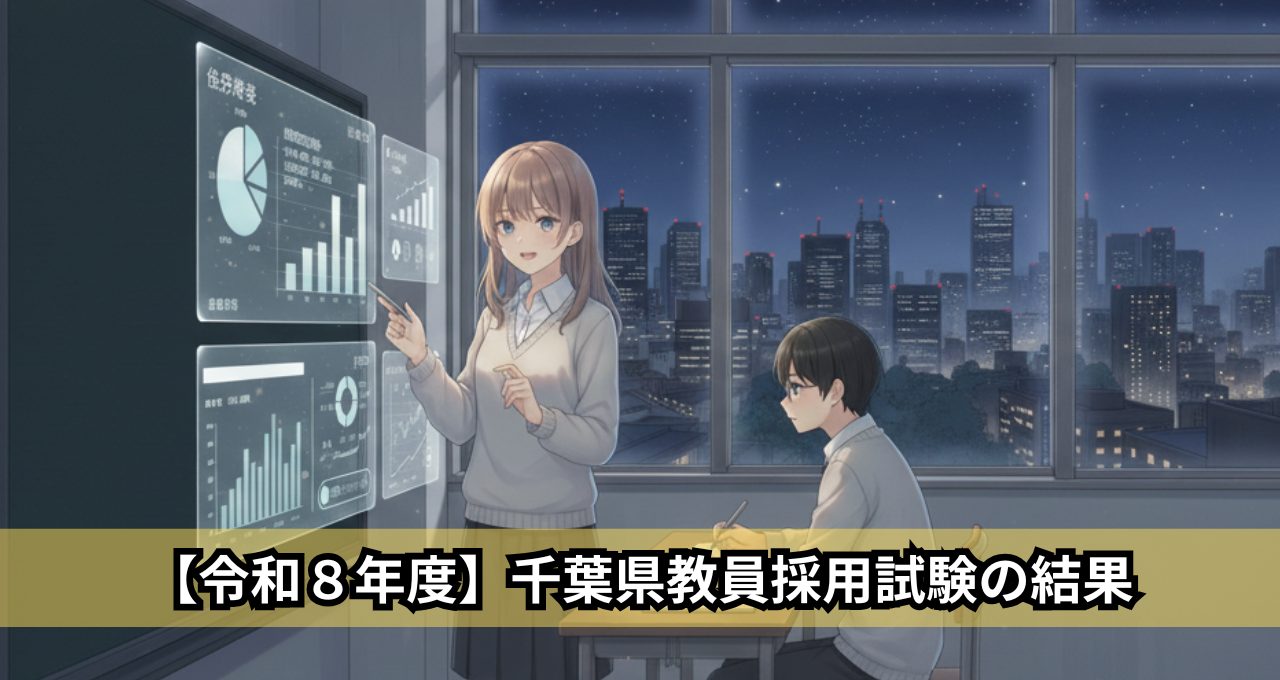 【令和8年度】千葉県教員採用試験の結果