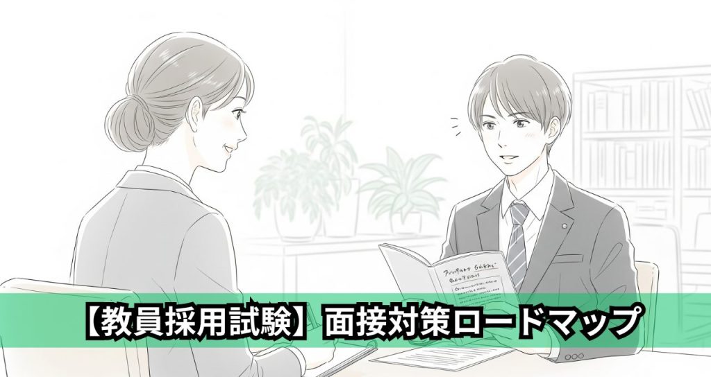 【教員採用試験】面接対策ロードマップ