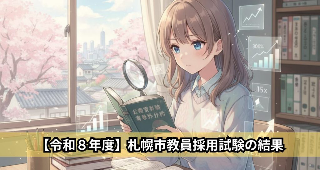 【令和８年度】札幌市教員採用試験の結果