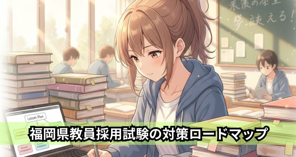 福岡県教員採用試験の対策ロードマップ