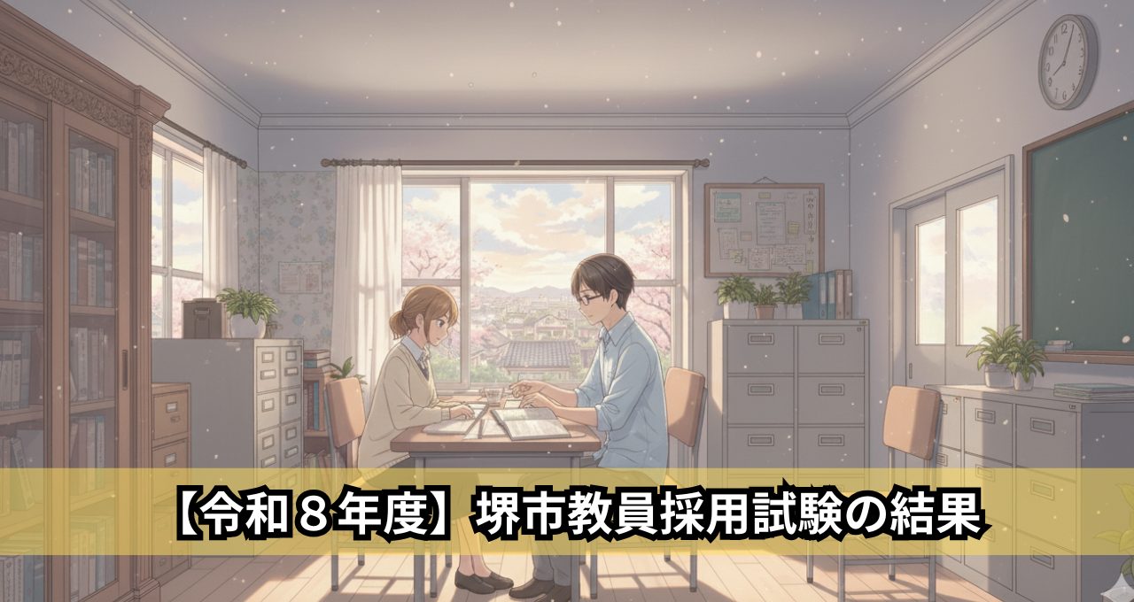 【令和8年度】堺市教員採用試験の結果