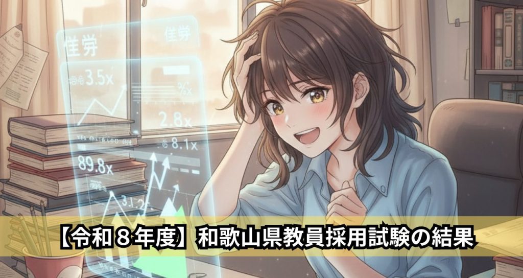 【令和８年度】和歌山県教員採用試験の結果
