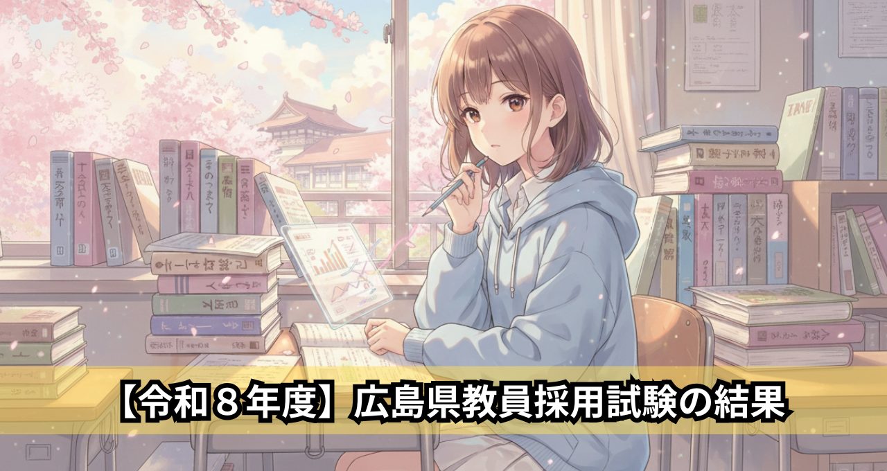 【令和８年度】広島県教員採用試験の結果