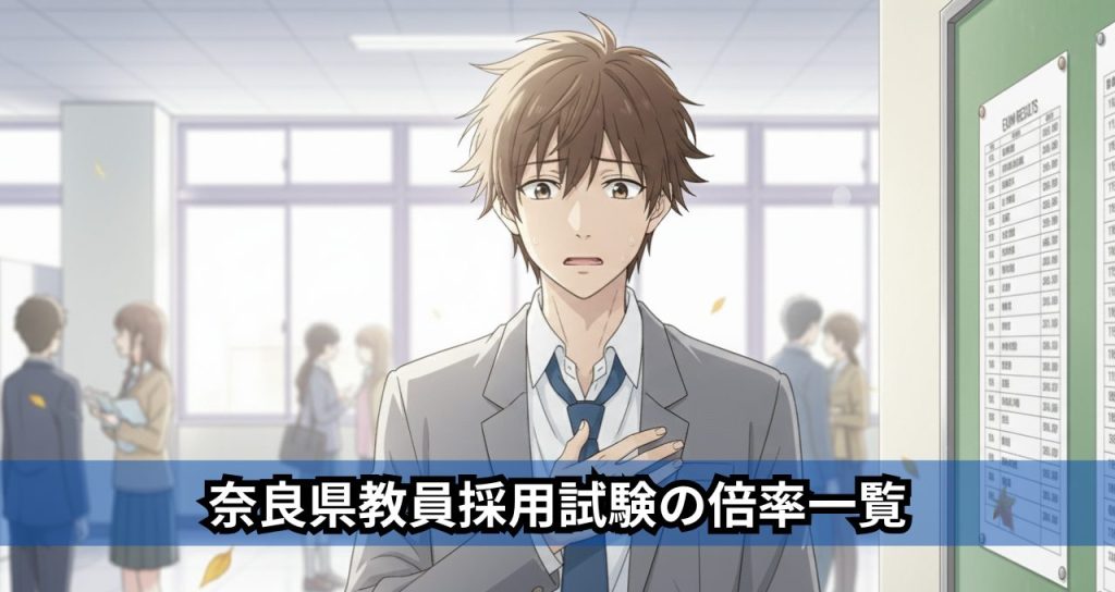 奈良県教員採用試験の倍率一覧