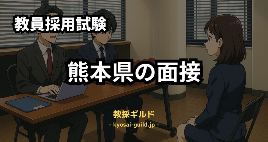 熊本県教員採用試験の面接