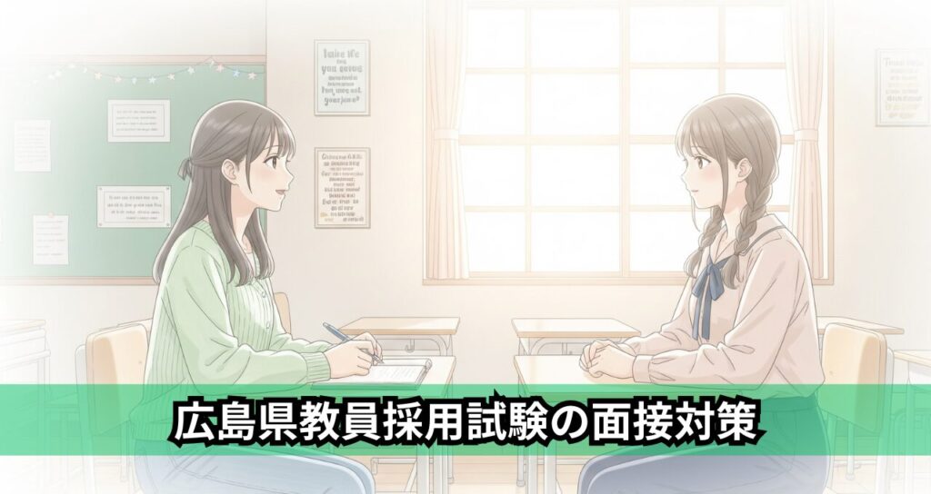広島県教員採用試験の面接対策