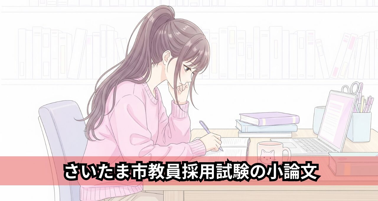 さいたま市教員採用試験の小論文