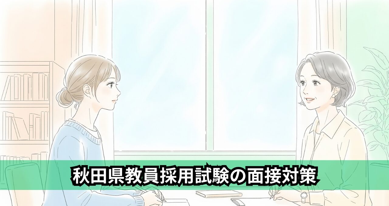 秋田県教員採用試験の面接対策