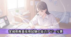 宮城県教員採用試験の自己アピール票