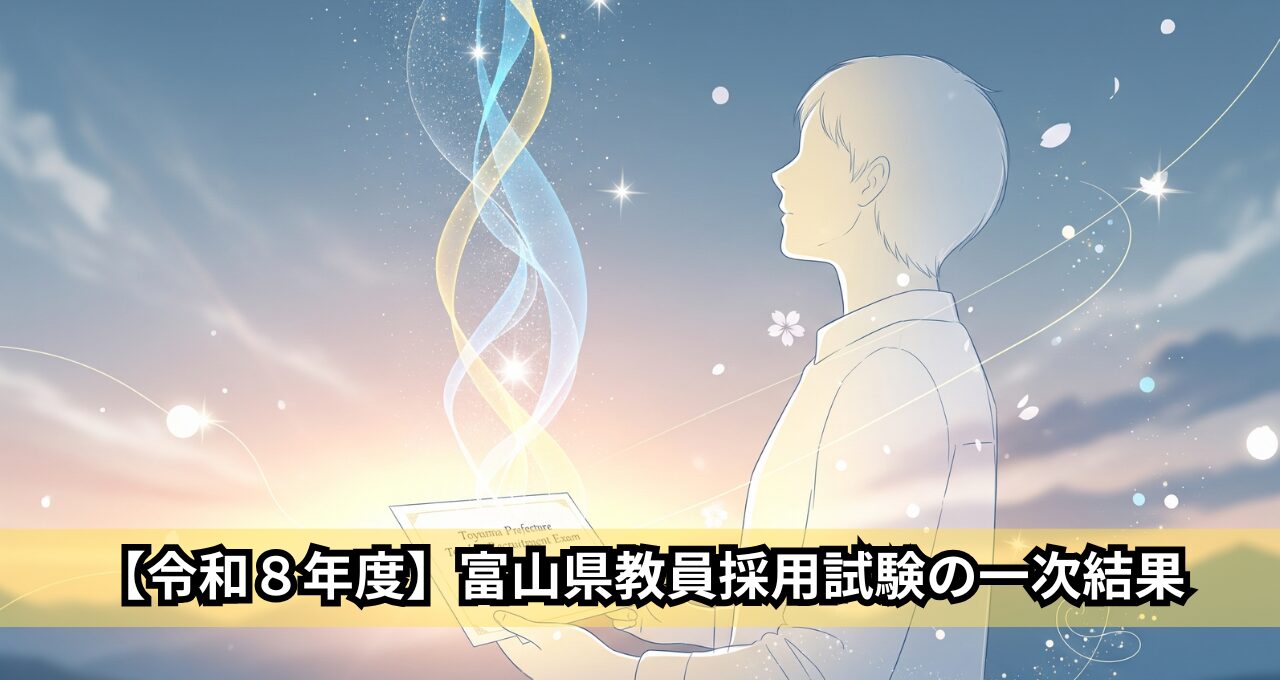 【令和8年度】富山県教員採用試験の一次結果